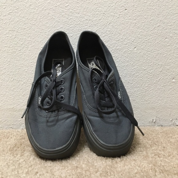 Charcoal gray Vans - Picture 8 of 11